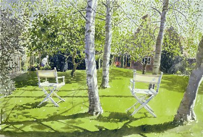 Silver Birches, 1988 by Lucy Willis